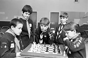 Nine Cub packs took part in the annual Huddersfield South-West district chess competition