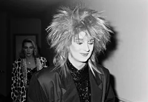 00357 Prints: Culture Club singer Boy George arriving for the premiere of the film 1984