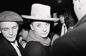 00357 Prints: Culture Club singer Boy George attending a reception with Radio One DJ Janet Long