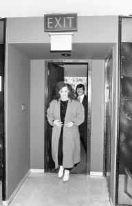 00357 Prints: Culture Club singer Boy George who was shown the door at the Hilton Hotel by security man