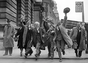 Magicfeet Prints: Cup Final 1949 Wolves v Leicester City Supporter sand Fans