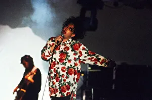 The Cure - Singer Songwriter Robert Smith onstage - August 1990 Robert Smith