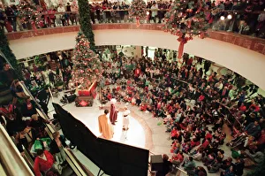 Customers pack Merry Hill Shopping Centre in Brierley Hill, first day of Christmas Sales