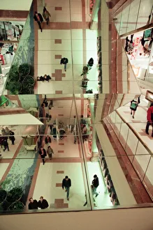 Customers pack Merry Hill Shopping Centre in Brierley Hill, first day of Christmas Sales