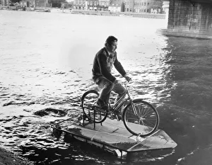 Cycling: Hugh Maclean and his Aqua Cycling Raft: It should have worked said Hugh Maclean