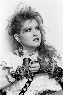 Cyndi Lauper (30) american singer songwriter pictured May 1984