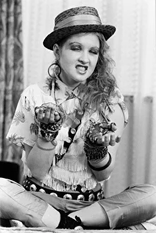 Cyndi Lauper (30) american singer songwriter pictured May 1984