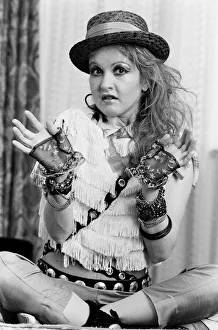 Cyndi Lauper (30) american singer songwriter pictured May 1984