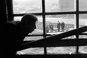 Loneliness Prints: Cyril Eachus waits for the bailiffs to arrive to evict him from his old works