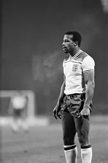 Home International Prints: Cyrille Regis, pictured during the England verses Northern Ireland