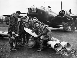Bomb Prints: A Czechoslovak Bomber Squadron which is doing good work with the RAF is led by a British