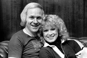 D. J. David Hamilton (33) and girlfriend Angela Downing (21). April 1975 75-1733-004
