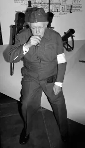 Dads Army actor Arnold Ridley who plays Private Godfrey in the popular wartime comedy