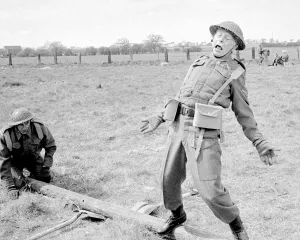 Dads Army Actor Clive Dunn who plays Corporal Jones right