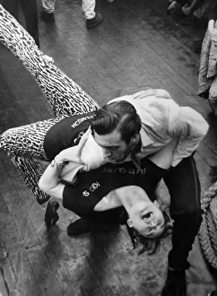01228 Prints: Daffodil Jazz trip to Margate Peter Hunter and Delphine Colyer dancing on upper