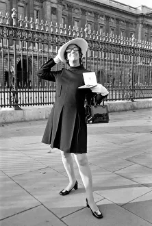 Investiture Prints: Daily Mirror Columnist Marjorie medProopsal was Awarded the one at an Investiture