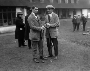 00189 Prints: Daily Mirror golf competition for Footballers Thomas Clay (Spurs