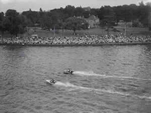 The Daily Mirror Outboard Motor Championship at Oulton Broad
