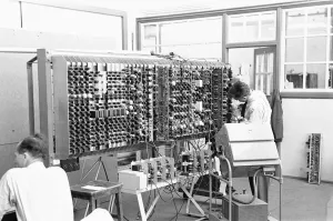 00789 Prints: Daily Mirror Ruggles feature on the the team at the National Physical Laboratory