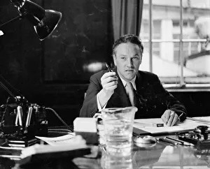 Light Prints: Daily Mirrors Hugh Cudlipp Picture taken 2nd March 1954 Staff Pic