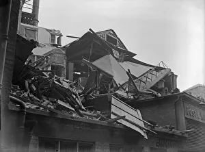 Damage to the Birmingham Post and Mail offices in Needless Alley