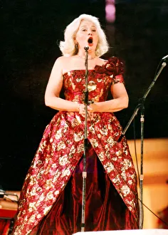 Choral Prints: Dame Gwyneth Jones performing at the Cor World Choir concert at Cardiff Arms Park