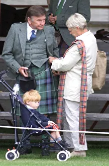 Dame Judi Dench with husband Michael Williams near Billy Connolly estate at Candicraig