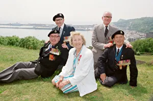 Dame Vera Lynn opens English Heritage Hellfire Corner at Dover Castle, Kent. England