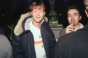 Annual Prints: Damon Albarn, lead singer of the British rock band Blur at the Brit Music Awards at Earls