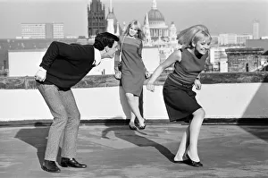Dancers demonstrate The Ska, a new dance craze hitting the clubs of London