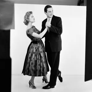 Dancers (models) Jane Dore and Michael Ferris photographed for a