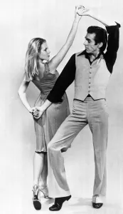 Nm20060428 Prints: Dancing - Dancers - Tango Hustle Dance from the film Saturday Night Fever