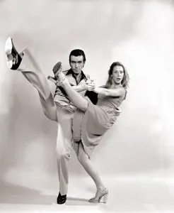 Dancing Duo John and June demonstrate the dance The Tango Hustle