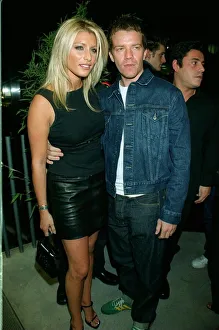 Dani Behr and Max Beesley September 1999 at the opening of the new nightclub