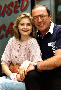 Danniella Westbrook Actress stars as Sam Mitchell with Frank Butcher