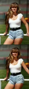 Danniella Westbrook Actress from TV Eastenders Sam Mitchell doing some poses for