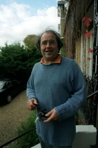 Danny Baker Radio / TV Presenter October Outside his house in Kidbrooke South East