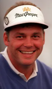 Darren Clarke at the Open Golf Championship Troon July 1997