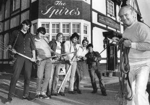 Caucasian Prints: Darts players in Bernard Robsons pub team are getting more than they bargained for