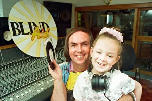 Dave Hill, guitarist from Slade, at Rich Bitch recording studios in Selly Oak recording a
