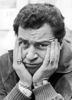 Dave Ismay, Birmingham Comedian looking grumpy after cutting down his usualy 40
