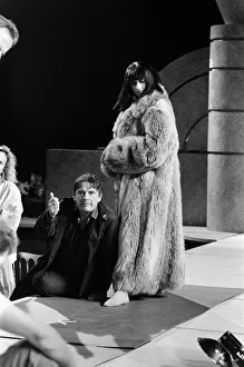David Bailey making the Greenpeace anti-fur film Dumb Animals. 21st June 1985