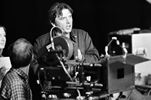 David Bailey making the Greenpeace anti-fur film Dumb Animals. 21st June 1985