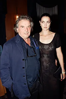 01039 Prints: David Bailey and wife Catherine attending the Elite Model Look of the Year competition