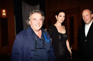 01039 Prints: David Bailey and wife Catherine attending the Elite Model Look of the Year competition