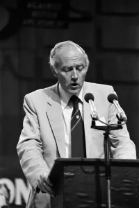 Meeting Prints: David Basnett speaks at the final day of the Trades Union Congress at Brighton