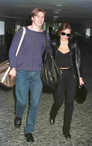 David Beckham Manchester United football star and Victoria Adams Posh Spice of the Spice