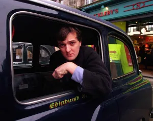 David Berton Photographer January 1999 Sitting in the back of a black cab