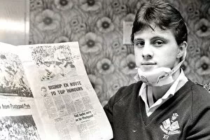 Images Dated 27th January 1982: David Bishop - Pontypool RFC scrum half who broke his neck when he got caught in a scrum