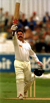 David Boon Australia Cricket takes his test century against England in the 12th test